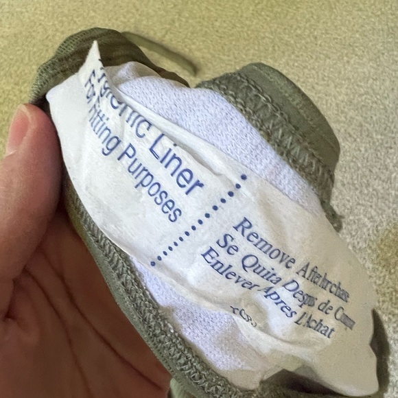 NWT Salt + Cove Tankini and Bottoms Ribbed Olive Green Bathing Suit Size: Small - Picture 7 of 9